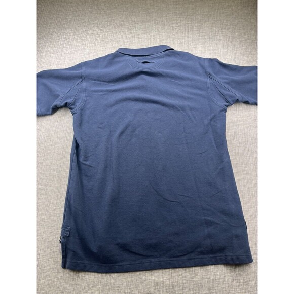 Duluth Trading Co Polo Men's Large Navy with Pocket 23" x 28" 100% Cotton - Picture 13 of 14